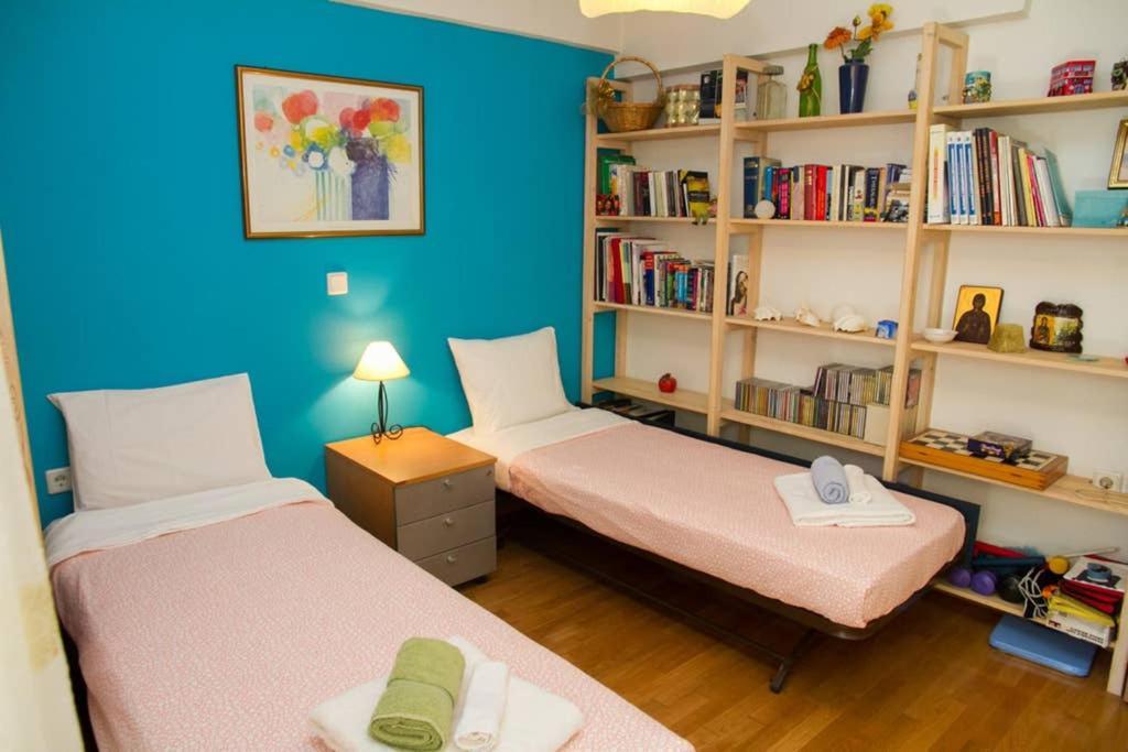 Spacious Family Flat Near Parthenon Free Parking Athen Eksteriør billede
