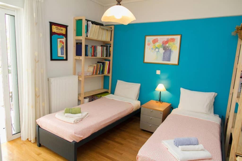 Spacious Family Flat Near Parthenon Free Parking Athen Eksteriør billede