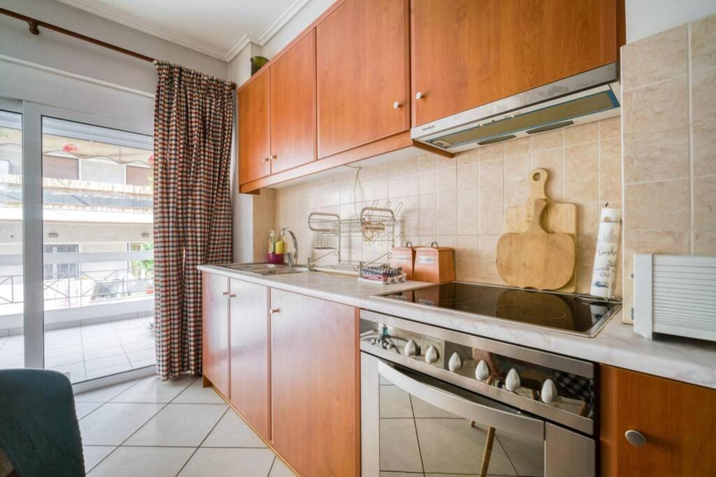 Spacious Family Flat Near Parthenon Free Parking Athen Eksteriør billede