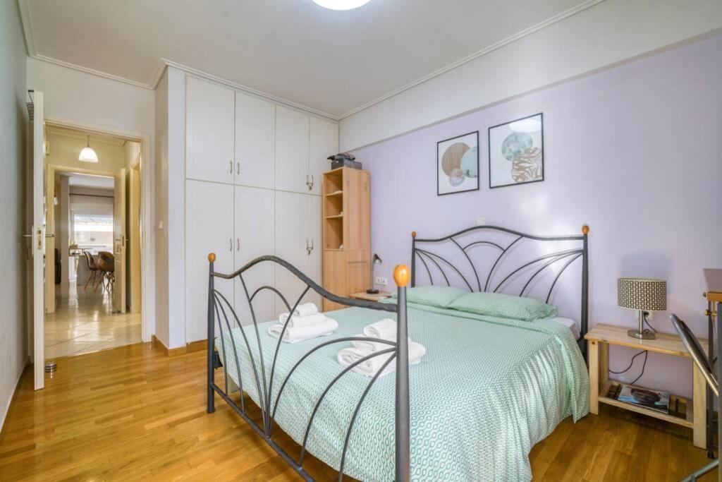 Spacious Family Flat Near Parthenon Free Parking Athen Eksteriør billede
