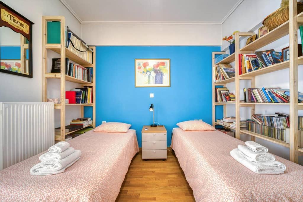 Spacious Family Flat Near Parthenon Free Parking Athen Eksteriør billede