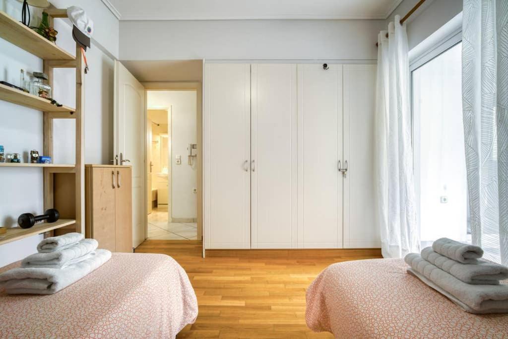 Spacious Family Flat Near Parthenon Free Parking Athen Eksteriør billede