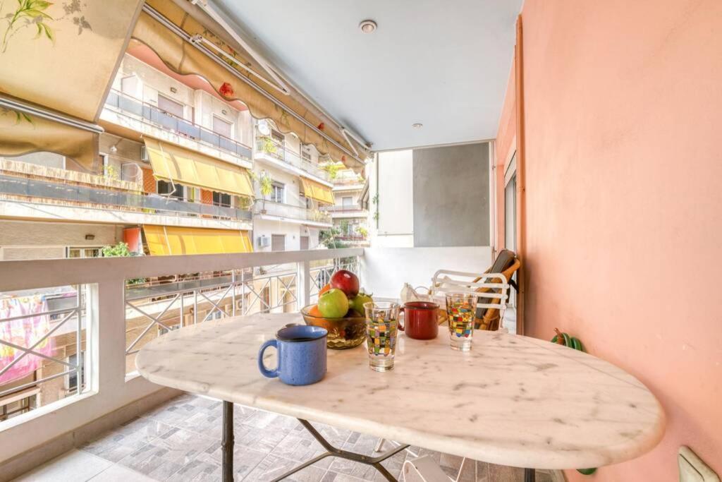 Spacious Family Flat Near Parthenon Free Parking Athen Eksteriør billede
