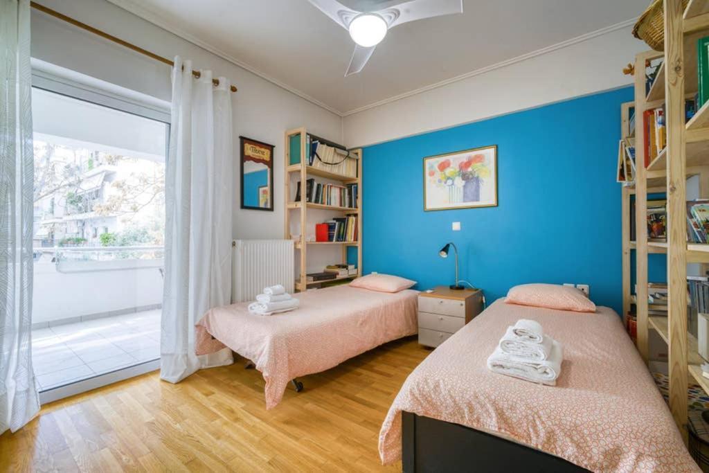 Spacious Family Flat Near Parthenon Free Parking Athen Eksteriør billede